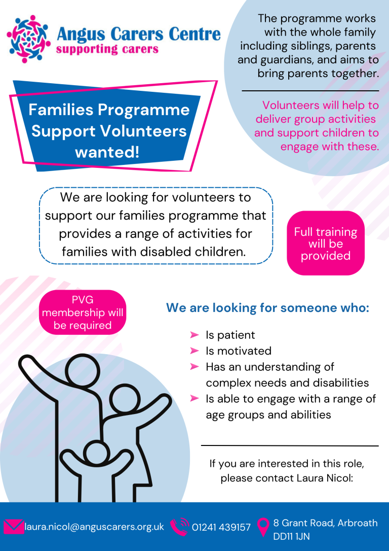 Families Programme Volunteer Recruitment (1)